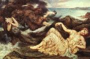Evelyn De Morgan Port After Stormy Seas oil on canvas
